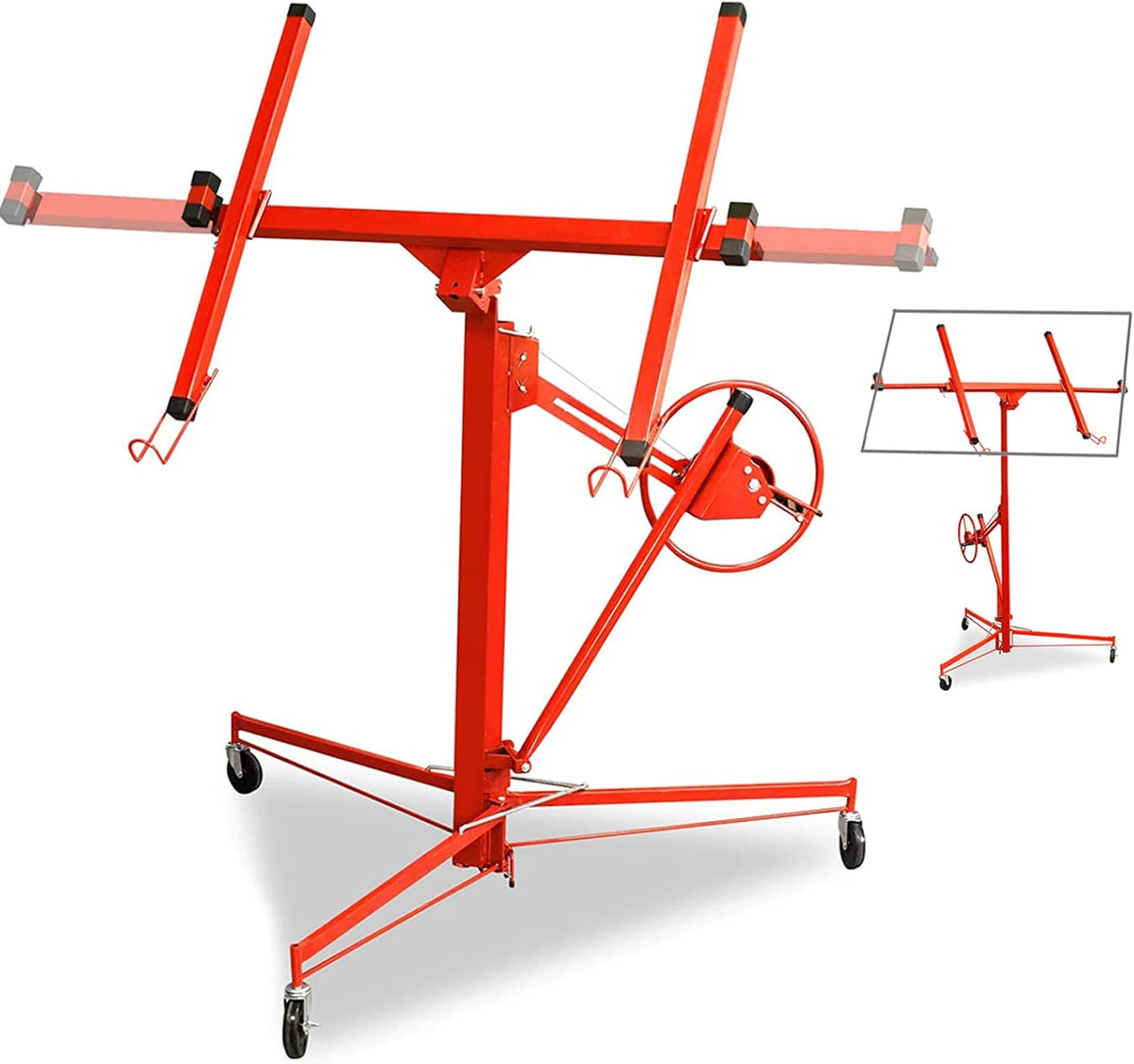 11'' Drywall Lift Panel Hoist with Adjustable Telescopic Arm N15874