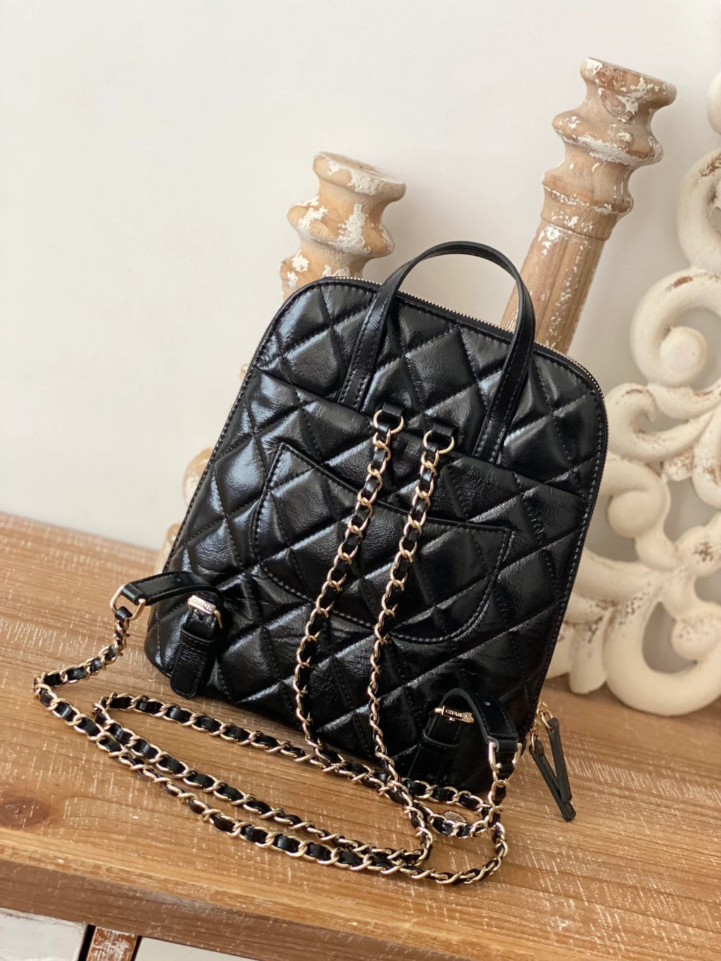Black Backpack Q297