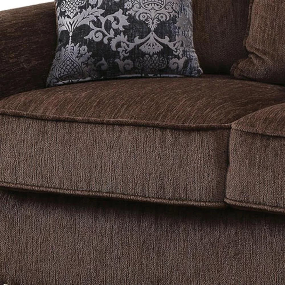 Brown Loveseat X1466