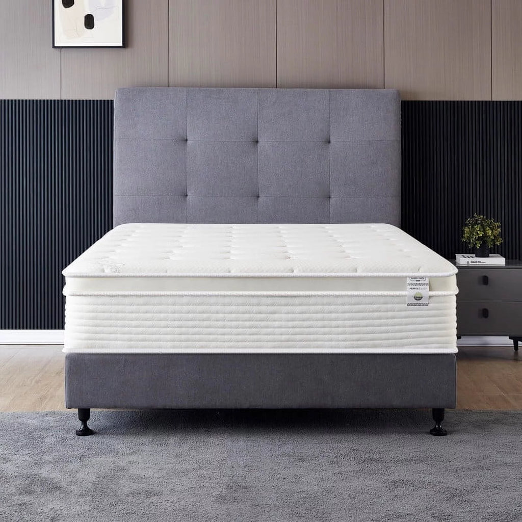 12 Inch Cool Memory Foam Spring Hybrid Euro Top Medium Firm Full Size Mattress L1603