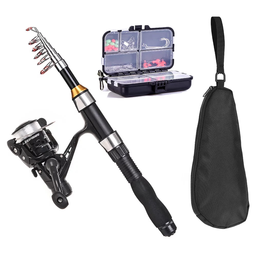 Fishing Rod Reel Combo Full Kit T83344