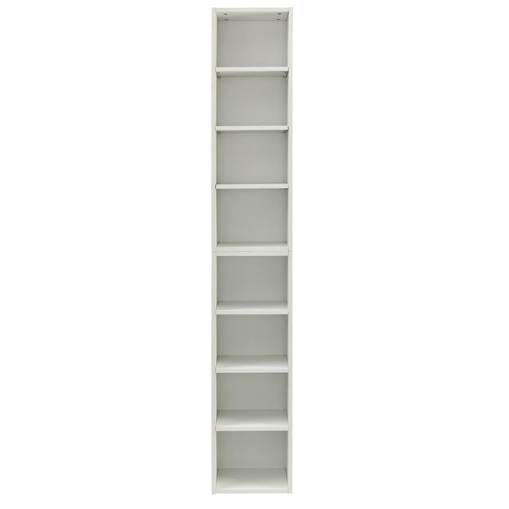8-Tier Media Tower Rack with Adjustable Shelves Z46560