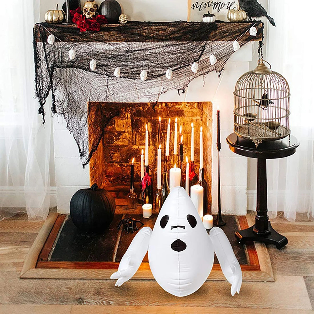 Inflatable Spider Halloween Hanging Decoration G247960