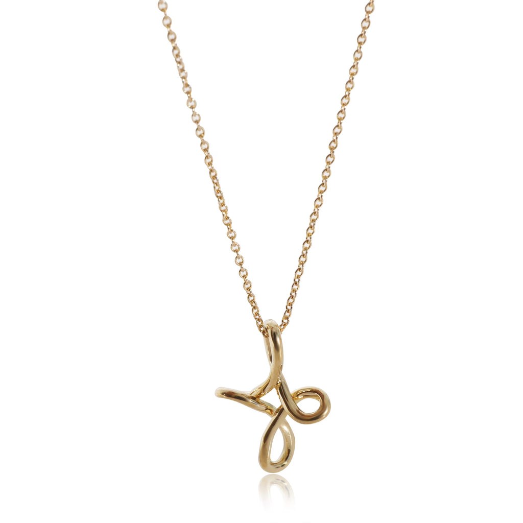 18k Yellow Gold Cross on a Chain R789974
