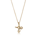 18k Yellow Gold Cross on a Chain R789974
