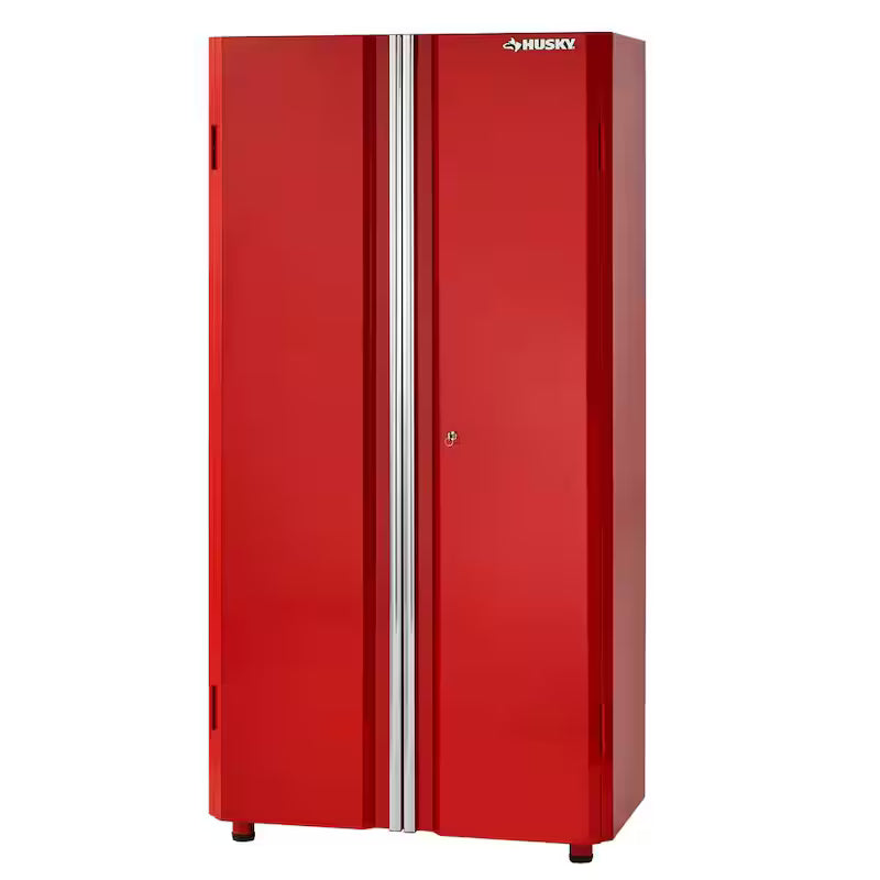 24-Gauge Steel Freestanding Garage Cabinet in Red Z735