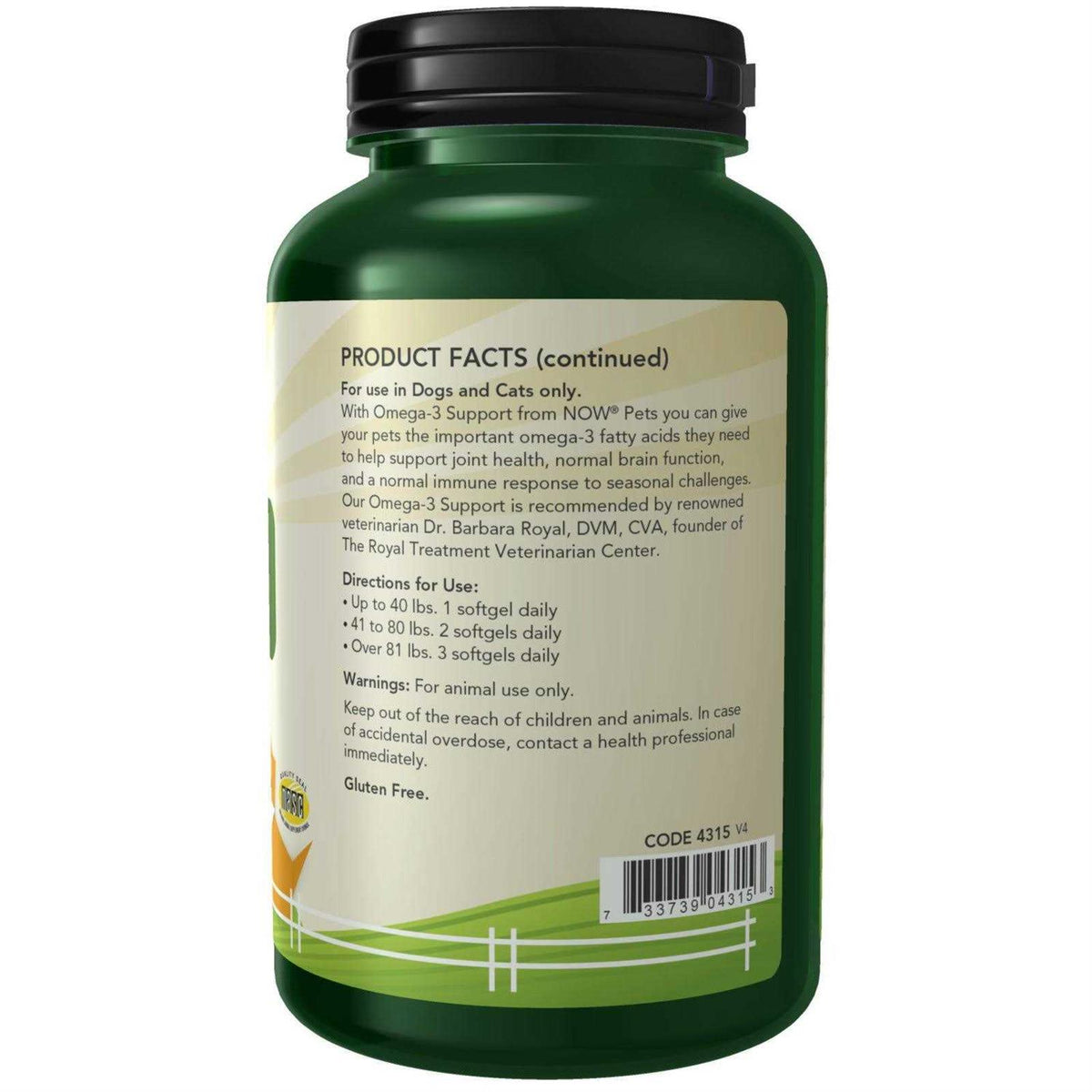 Omega-3 Support for Dogs/Cats C9873