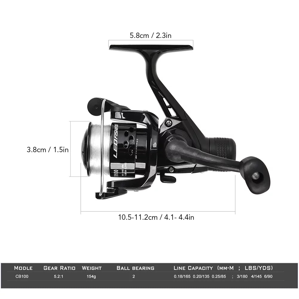 Fishing Rod Reel Combo Full Kit T83344
