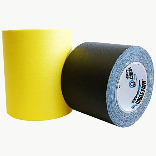 Cable Path Tape 4 in x 30 yds Yellow Z768