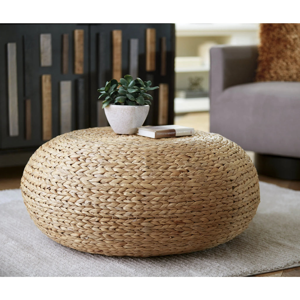 Light Brown Woven Coffee Table W1407