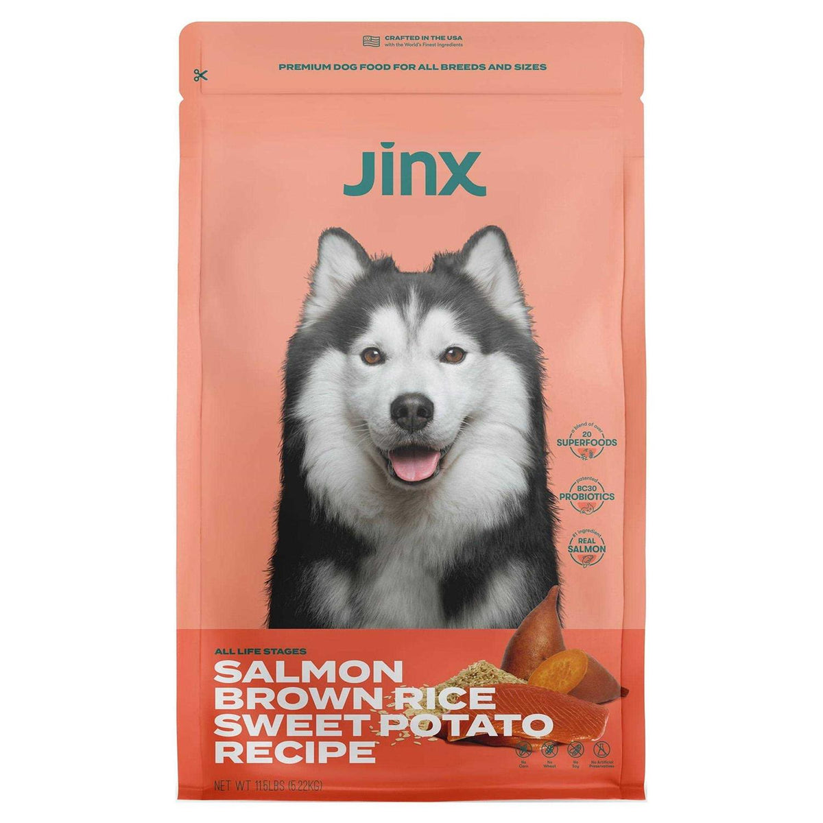 Salmon Brown Rice & Sweet Potato Dry Dog Food L90856