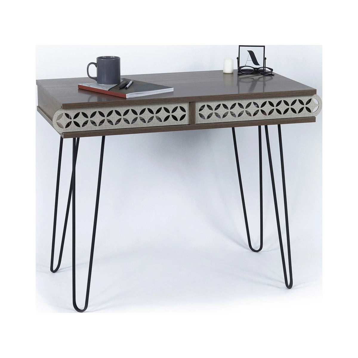 Oak White Study Desk D731