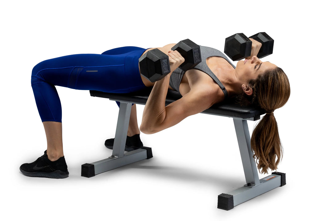 25lb Rubber Hex Dumbbell C219