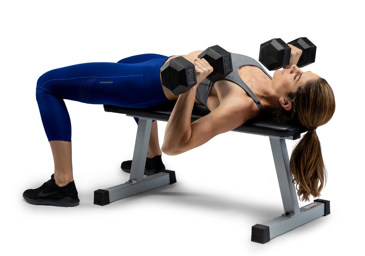 25lb Rubber Hex Dumbbell C219