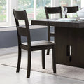 Distressed Walnut Side Chair Set of 2 E880021