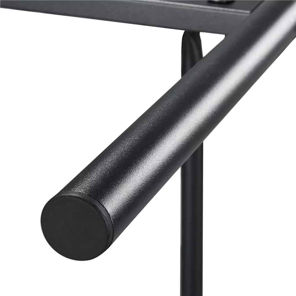 Black Metal Twin Platform Bed with Headboard and Footboard E5865