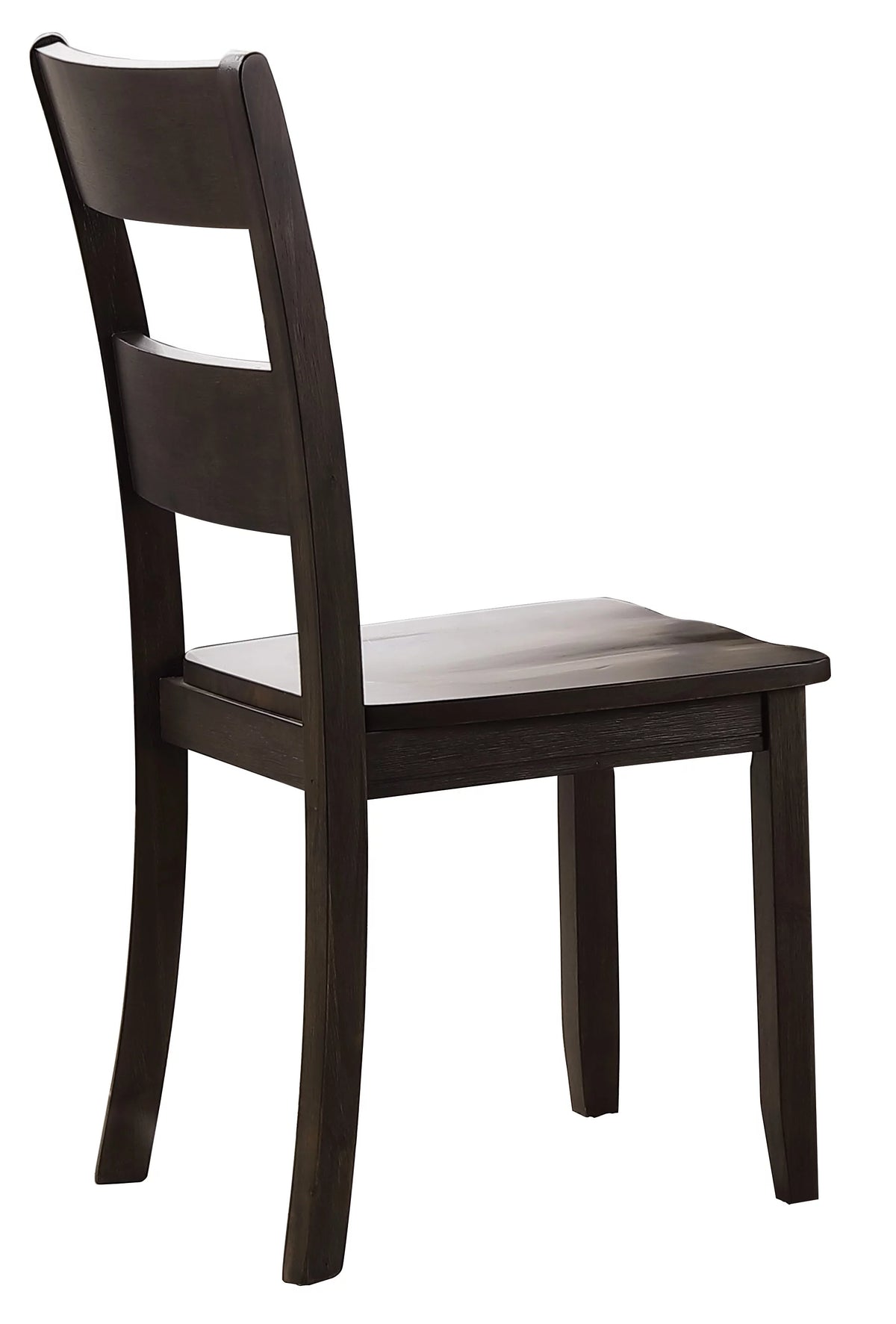 Distressed Walnut Side Chair Set of 2 E880021