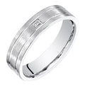 14K White Gold Diamond Wedding Band Ring X162133