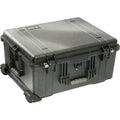 Watertight Hard Case with Cubed Foam & Wheels - Black H3342