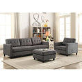 Gray Fabric 2 Piece Sectional Sofa R887976